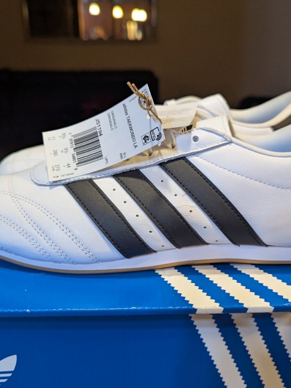 Adidas Taekwondo Lace White Black Gum Women's Size 11 New in Box